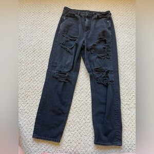 American Eagle ripped black jeans
